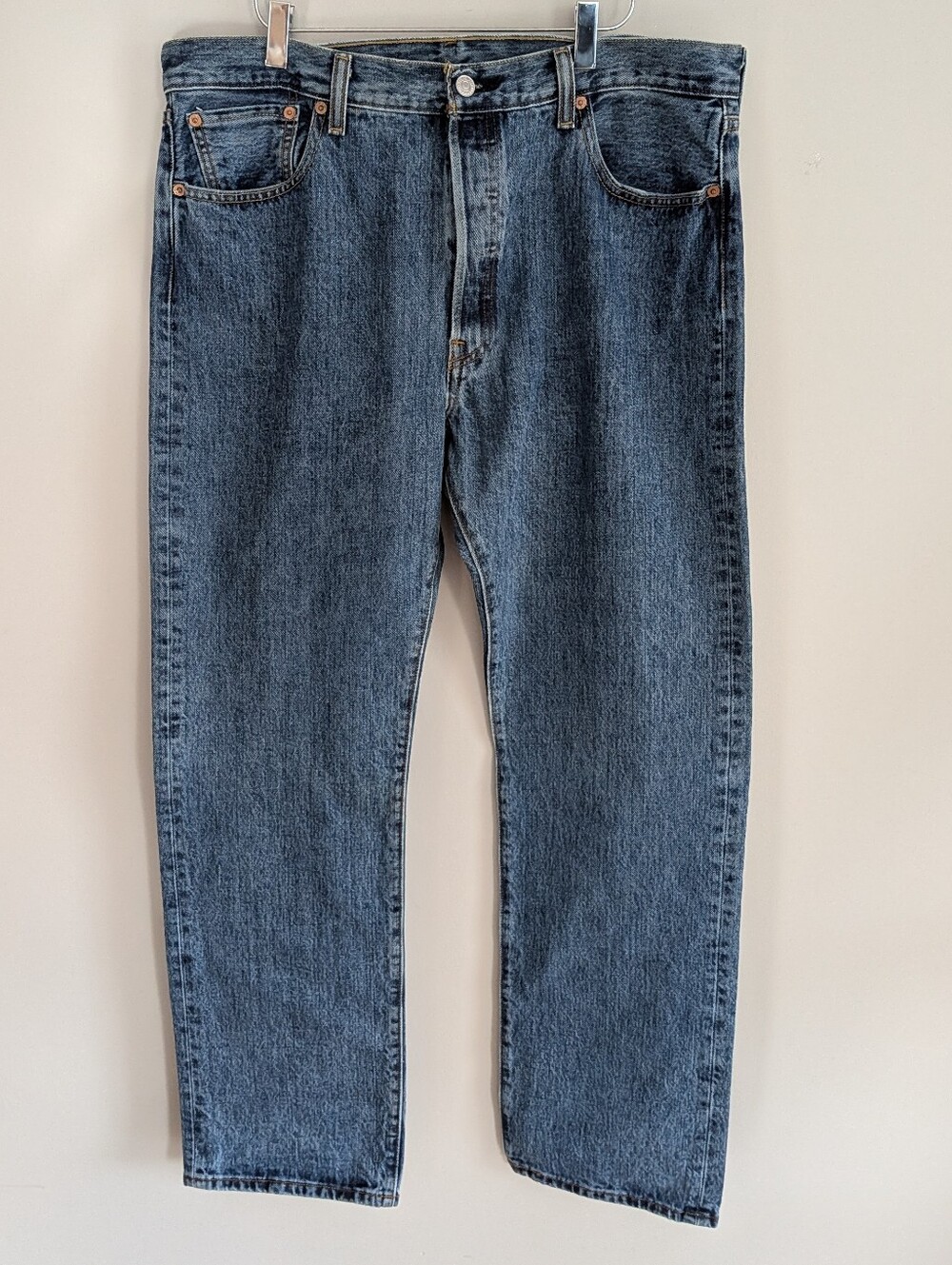 Levi’s 501 Button fly jeans medium Wash W36 L32 blue